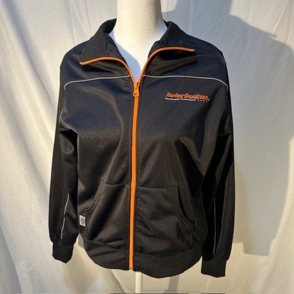 Harley Davidson Loveland CO Embroidered Zip‑Up w/ Pockets Jacket Women’s Medium
